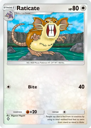 Raticate (a1-190) card in Pokémon TCG Pocket