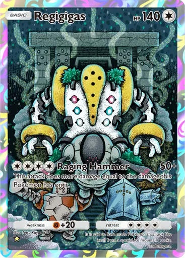Regigigas (a2-179) card in Pokémon TCG Pocket
