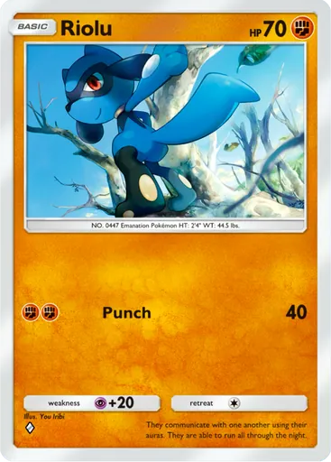 Riolu (a2b-042) card in Pokémon TCG Pocket