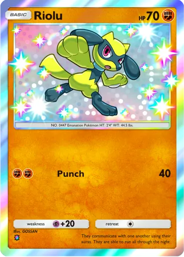 Riolu (a2b-104) card in Pokémon TCG Pocket