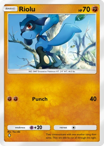 Riolu (a4b-210) card in Pokémon TCG Pocket