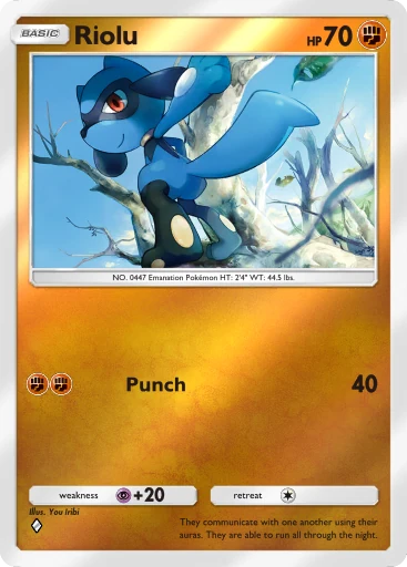 Riolu (a4b-211) card in Pokémon TCG Pocket