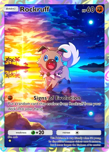 Rockruff (a3-172) card in Pokémon TCG Pocket