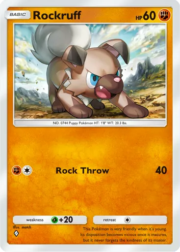 Rockruff (a3a-032) card in Pokémon TCG Pocket