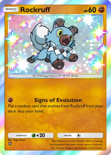 Rockruff (b1-310) card in Pokémon TCG Pocket