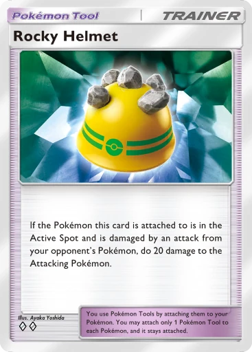 Rocky Helmet (a4b-322) card in Pokémon TCG Pocket