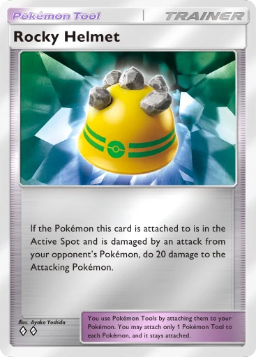 Rocky Helmet (a4b-323) card in Pokémon TCG Pocket