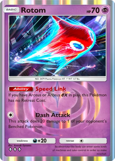 Rotom (a2a-035) card in Pokémon TCG Pocket
