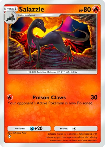 Salazzle (a1a-016) card in Pokémon TCG Pocket