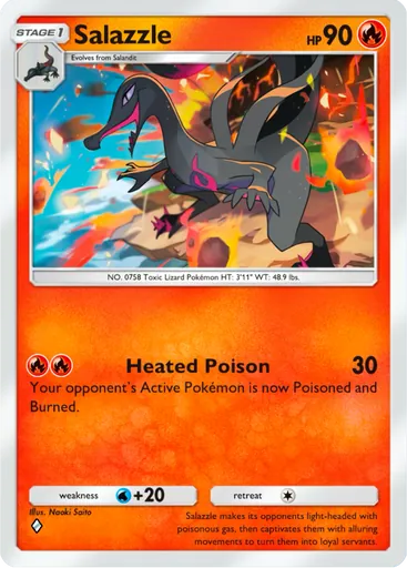 Salazzle (a3-036) card in Pokémon TCG Pocket