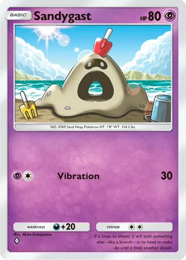 Sandygast (a3-081) card in Pokémon TCG Pocket