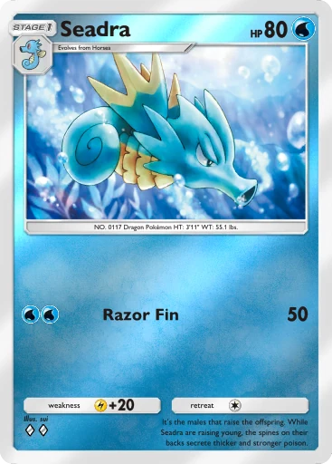 Seadra (a4b-091) card in Pokémon TCG Pocket