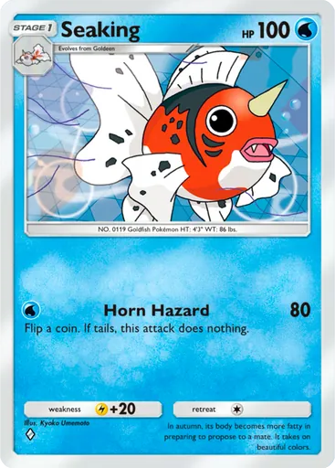 Seaking (a1-073) card in Pokémon TCG Pocket