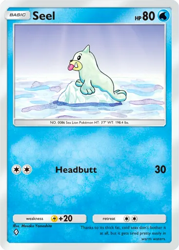 Seel (a1-064) card in Pokémon TCG Pocket