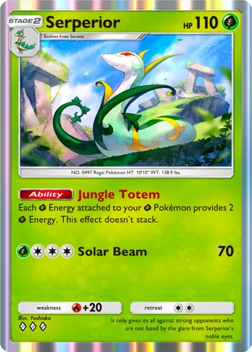 Serperior (a1a-006) card in Pokémon TCG Pocket