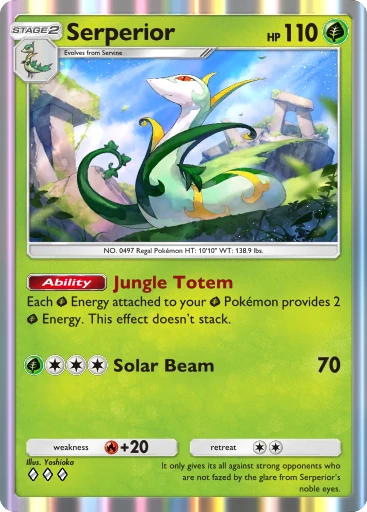 Serperior (a4b-036) card in Pokémon TCG Pocket