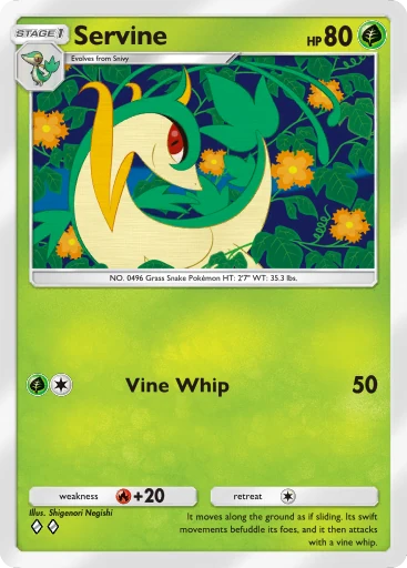 Servine (a4b-034) card in Pokémon TCG Pocket