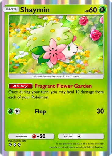 Shaymin (a2-022) card in Pokémon TCG Pocket