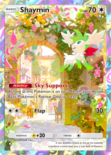 Shaymin (a2a-081) card in Pokémon TCG Pocket