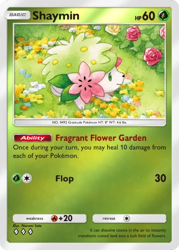 Shaymin (a4b-031) card in Pokémon TCG Pocket