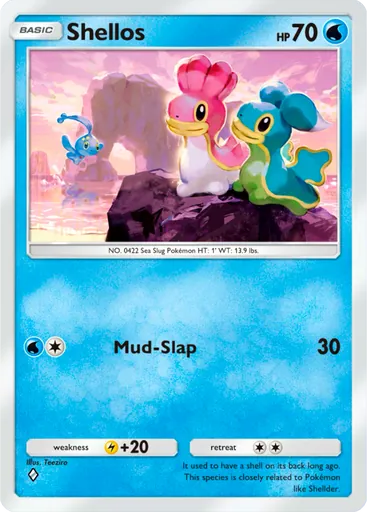 Shellos (a2-040) card in Pokémon TCG Pocket