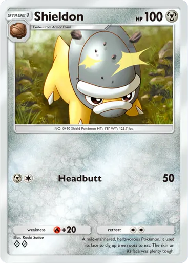 Shieldon (a2-113) card in Pokémon TCG Pocket