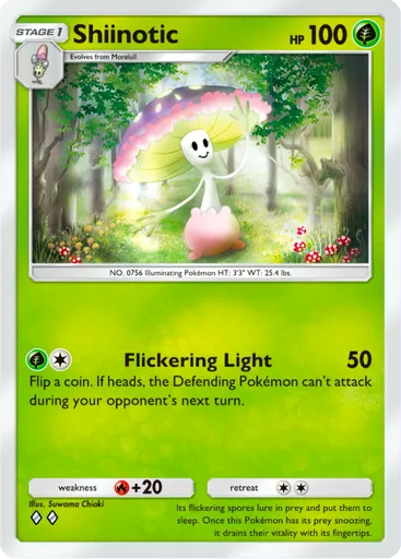 Shiinotic (a3-017) card in Pokémon TCG Pocket