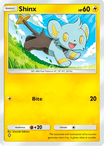 Shinx (a3a-013) card in Pokémon TCG Pocket