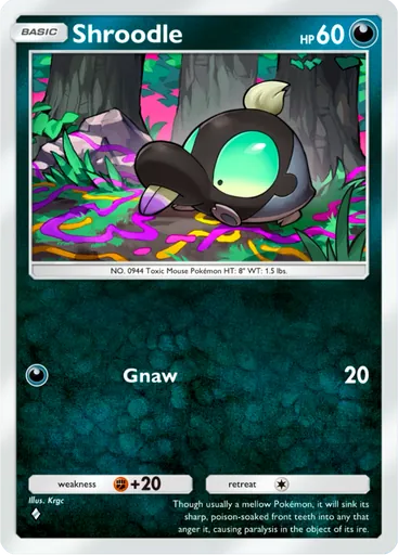 Shroodle (a2b-050) card in Pokémon TCG Pocket