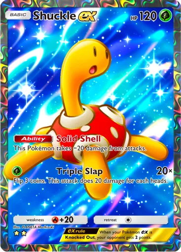 Shuckle ex (a4-186) card in Pokémon TCG Pocket