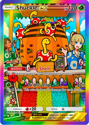 Shuckle ex (a4-202) card in Pokémon TCG Pocket