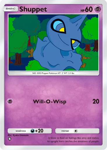 Shuppet (a3-074) card in Pokémon TCG Pocket