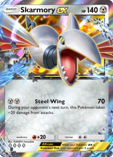 Skarmory ex (a4b-252) card in Pokémon TCG Pocket