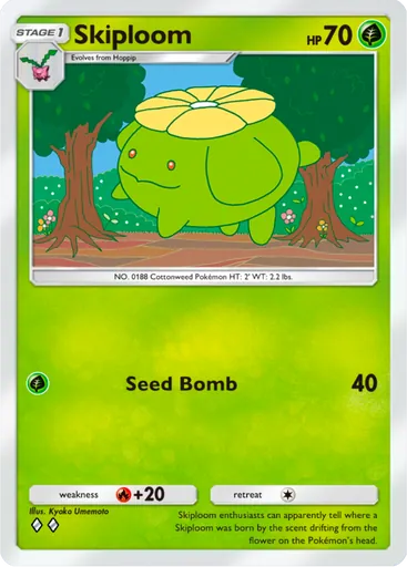Skiploom (a4-014) card in Pokémon TCG Pocket