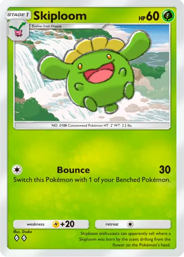Skiploom (a4a-002) card in Pokémon TCG Pocket