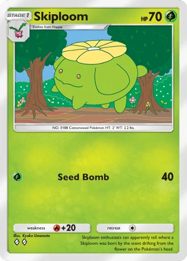 Skiploom (a4b-016) card in Pokémon TCG Pocket