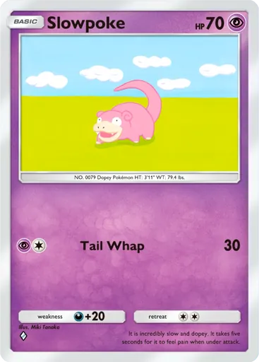 Slowpoke (a1-118) card in Pokémon TCG Pocket