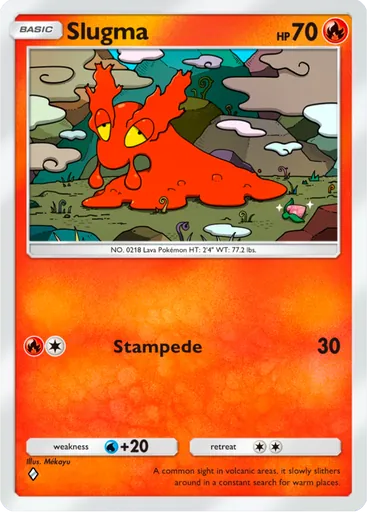 Slugma (a4-030) card in Pokémon TCG Pocket
