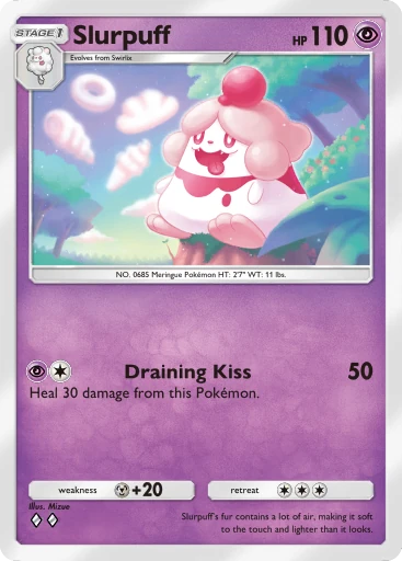 Slurpuff (b1-118) card in Pokémon TCG Pocket