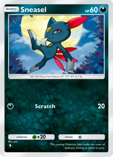 Sneasel (a4-115) card in Pokémon TCG Pocket