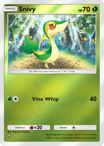 Snivy (a4b-033) card in Pokémon TCG Pocket