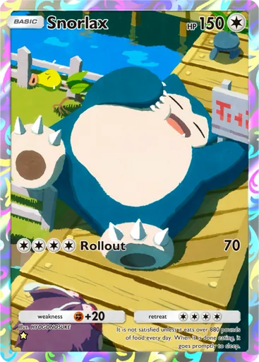 Snorlax (a1-250) card in Pokémon TCG Pocket