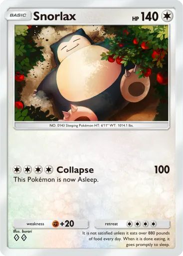 Snorlax (a2a-063) card in Pokémon TCG Pocket