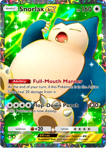 Snorlax ex (a3b-084) card in Pokémon TCG Pocket