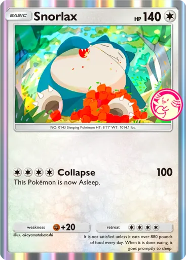 Snorlax (pa-049) card in Pokémon TCG Pocket