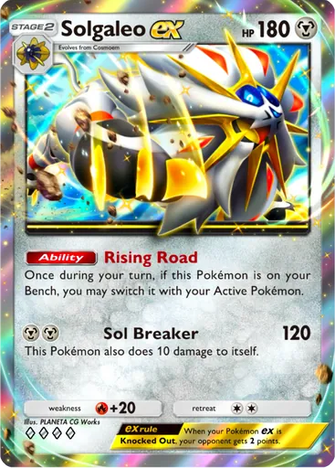 Solgaleo ex (a3-122) card in Pokémon TCG Pocket