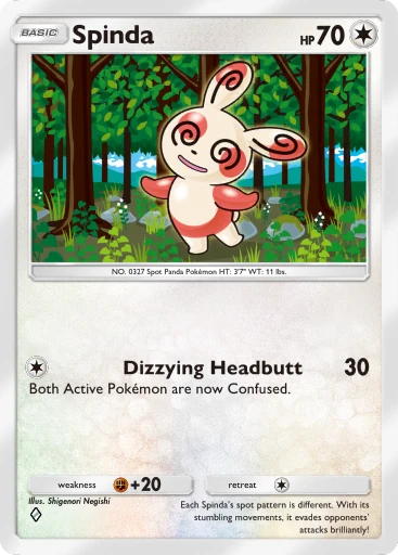 Spinda (b1-195) card in Pokémon TCG Pocket