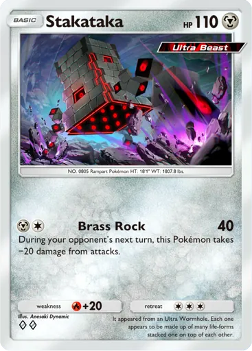 Stakataka (a3a-053) card in Pokémon TCG Pocket