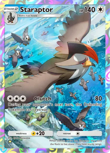 Staraptor (a2-176) card in Pokémon TCG Pocket