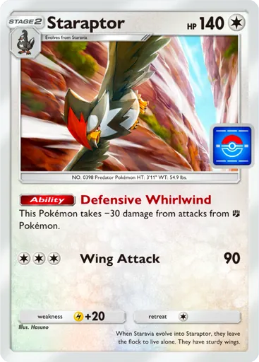 Staraptor (pa-047) card in Pokémon TCG Pocket